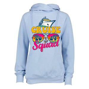 Cruise Squad 2024 Womens Funnel Neck Pullover Hood