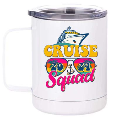 Cruise Squad 2024 12 oz Stainless Steel Tumbler Cup