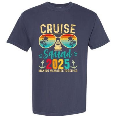 Cruise Squad 2025 Party Cruise Birthday Vacation Garment-Dyed Heavyweight T-Shirt