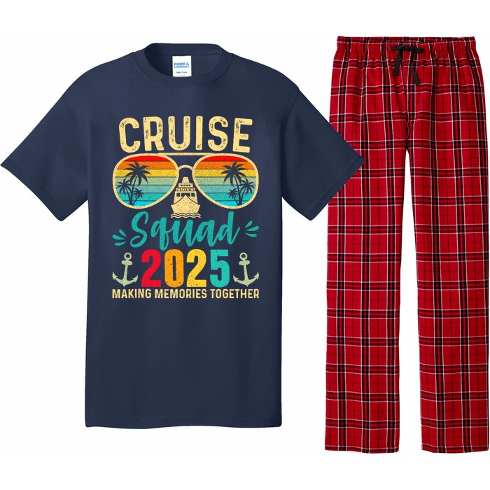 Cruise Squad 2025 Party Cruise Birthday Vacation Pajama Set