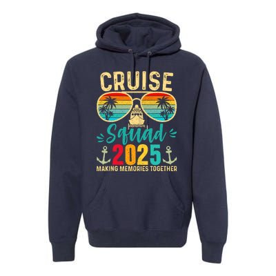 Cruise Squad 2025 Party Cruise Birthday Vacation Premium Hoodie