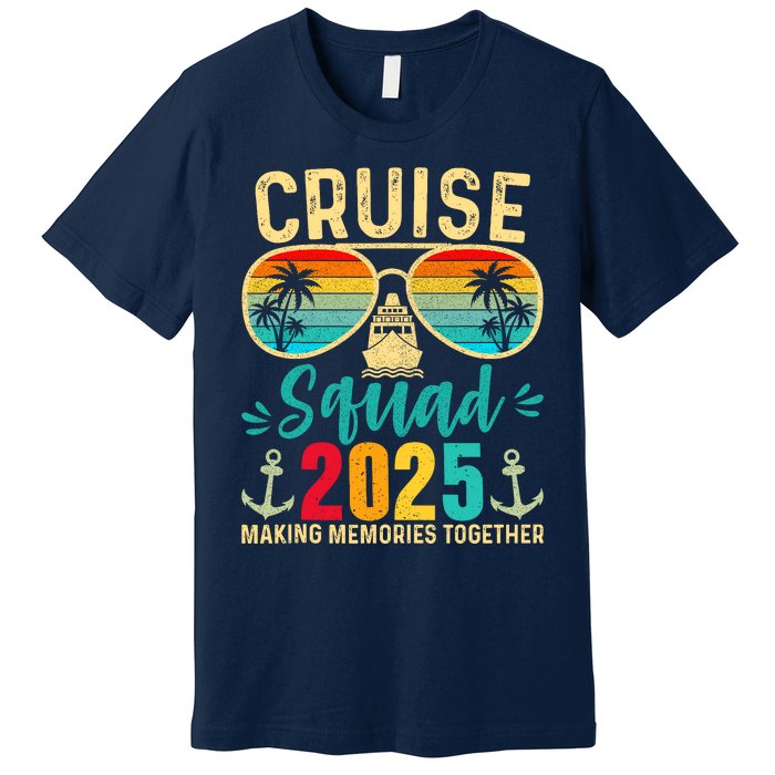 Cruise Squad 2025 Party Cruise Birthday Vacation Premium T-Shirt