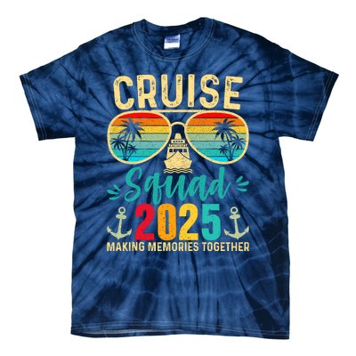 Cruise Squad 2025 Party Cruise Birthday Vacation Tie-Dye T-Shirt