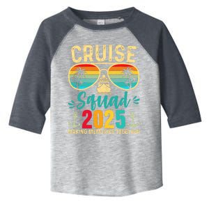 Cruise Squad 2025 Party Cruise Birthday Vacation Toddler Fine Jersey T-Shirt