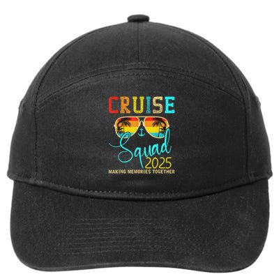 Cruise Squad 2025 Family Vacation Matching Group Summer 7-Panel Snapback Hat