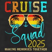 Cruise Squad 2025 Family Vacation Matching Group Summer Adult Drive Performance Visor