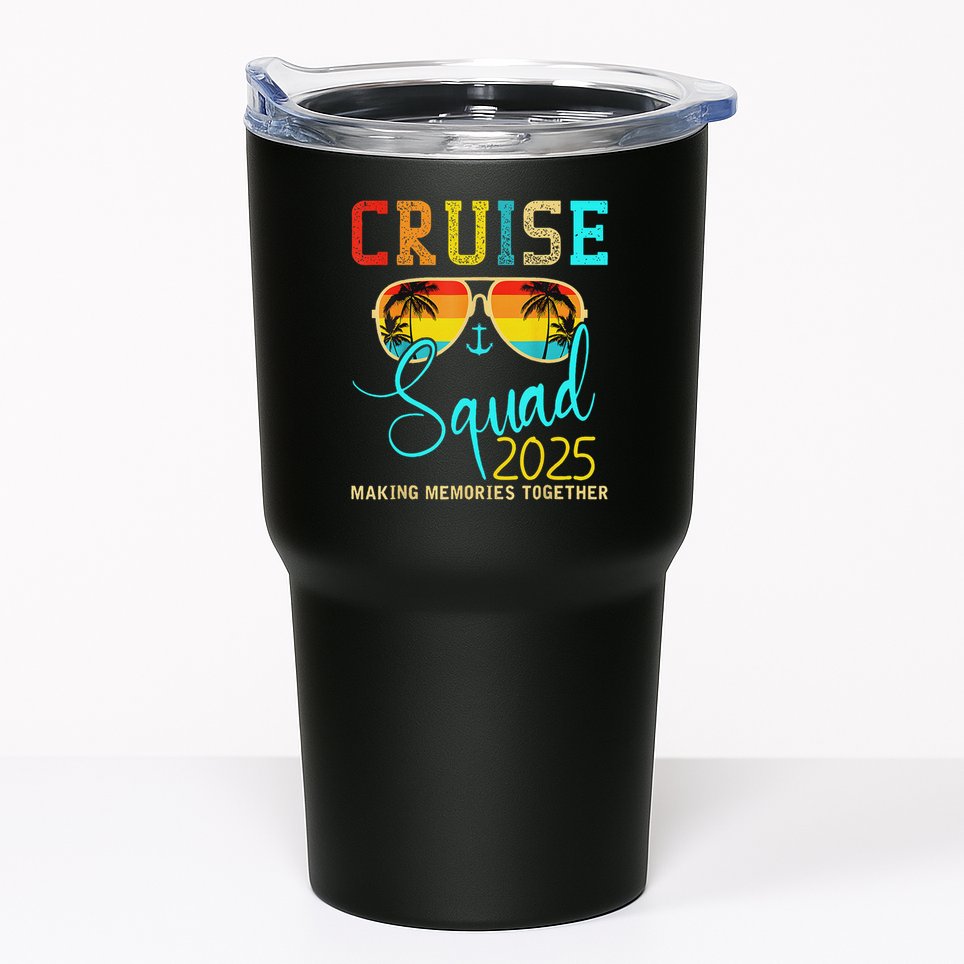 Cruise Squad 2025 Family Vacation Matching Group Summer Tumbler