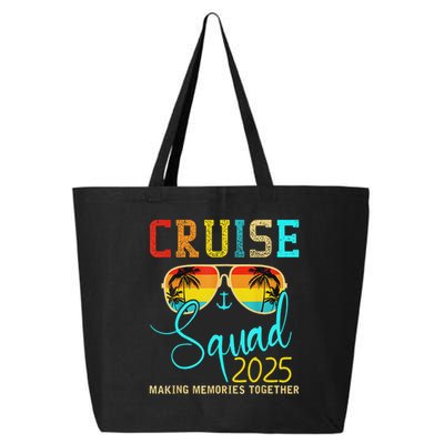 Cruise Squad 2025 Family Vacation Matching Group Summer 25L Jumbo Tote