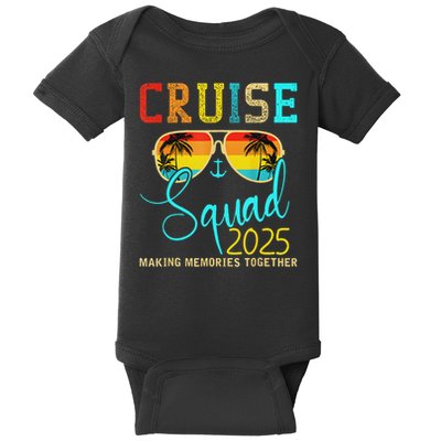 Cruise Squad 2025 Family Vacation Matching Group Summer Baby Bodysuit
