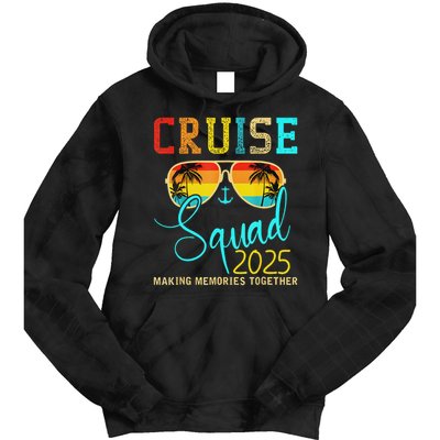 Cruise Squad 2025 Family Vacation Matching Group Summer Tie Dye Hoodie