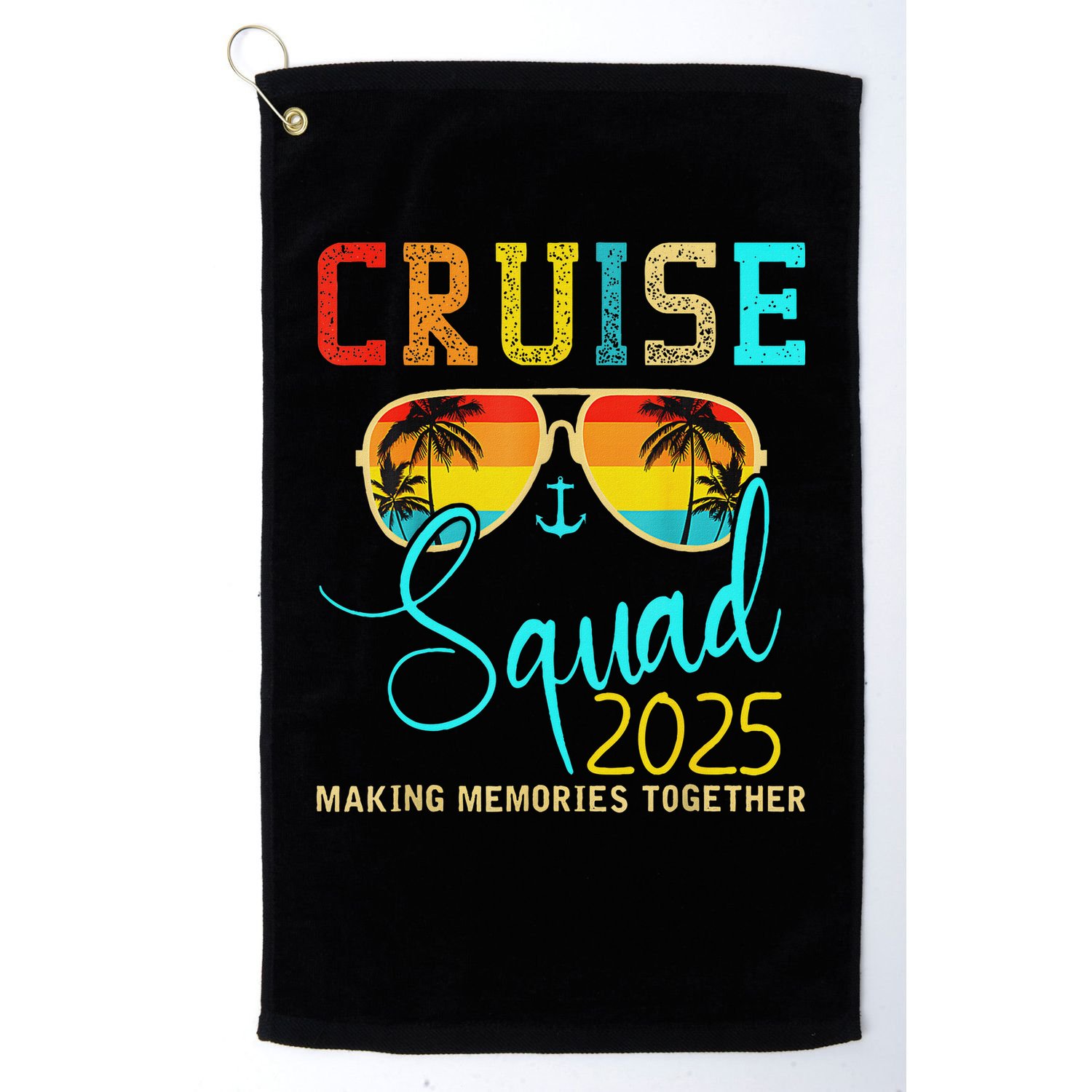 Cruise Squad 2025 Family Vacation Matching Group Summer Golf Towel