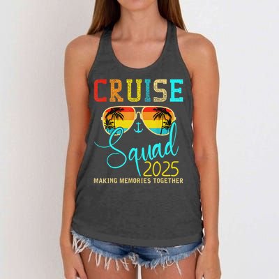 Cruise Squad 2025 Family Vacation Matching Group Summer Women's Knotted Racerback Tank