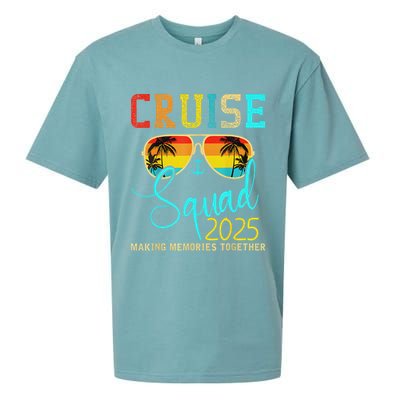 Cruise Squad 2025 Family Vacation Matching Group Summer Sueded Cloud Jersey T-Shirt