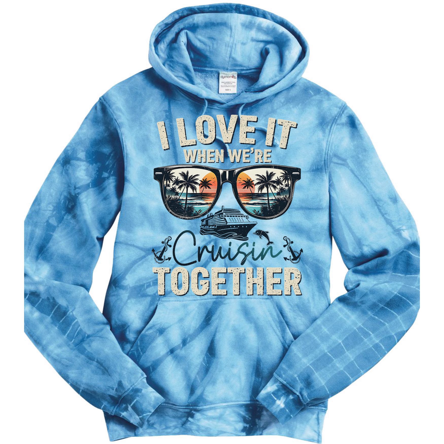 Cruise Squad 2025 Outfits Friends Family Couples Matching Tie Dye Hoodie