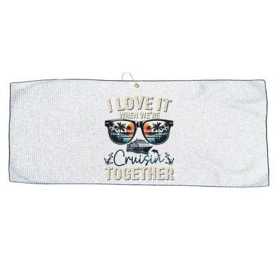 Cruise Squad 2025 Outfits Friends Family Couples Matching Large Microfiber Waffle Golf Towel