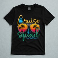 Cruise Squad 2025 Family Vacation Beach Matching Groupe T-Shirt