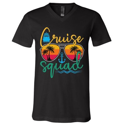Cruise Squad 2025 Family Vacation Beach Matching Groupe V-Neck T-Shirt