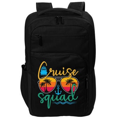 Cruise Squad 2025 Family Vacation Beach Matching Groupe Impact Tech Backpack