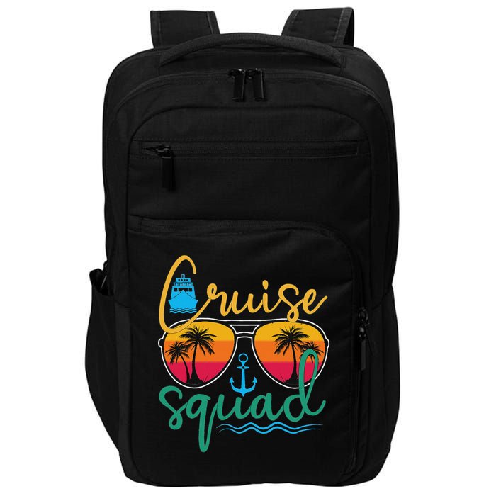 Cruise Squad 2025 Family Vacation Beach Matching Groupe Impact Tech Backpack