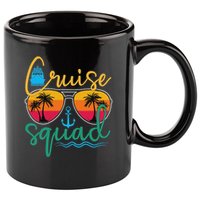 Cruise Squad 2025 Family Vacation Beach Matching Groupe 11oz C Handle Ceramic Mug
