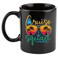 Cruise Squad 2025 Family Vacation Beach Matching Groupe 11oz C Handle Ceramic Mug