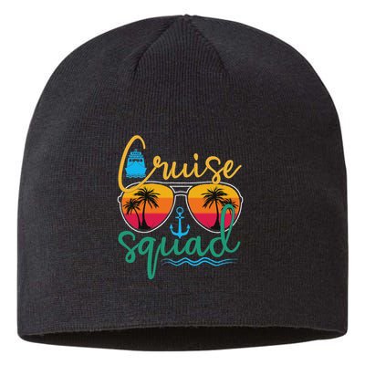 Cruise Squad 2025 Family Vacation Beach Matching Groupe Sustainable Beanie