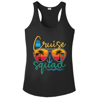 Cruise Squad 2025 Family Vacation Beach Matching Groupe Ladies PosiCharge Competitor Racerback Tank