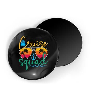 Cruise Squad 2025 Family Vacation Beach Matching Groupe Magnet