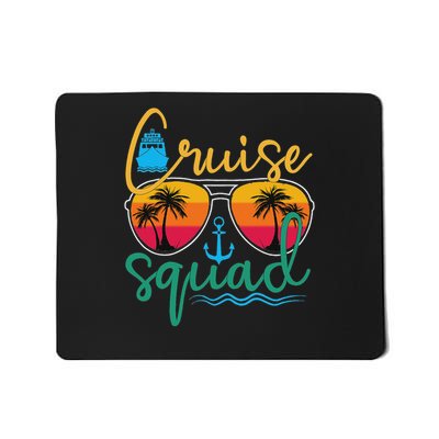Cruise Squad 2025 Family Vacation Beach Matching Groupe Mousepad