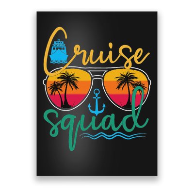 Cruise Squad 2025 Family Vacation Beach Matching Groupe Poster