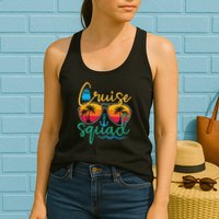 Cruise Squad 2025 Family Vacation Beach Matching Groupe Womens Tank Top