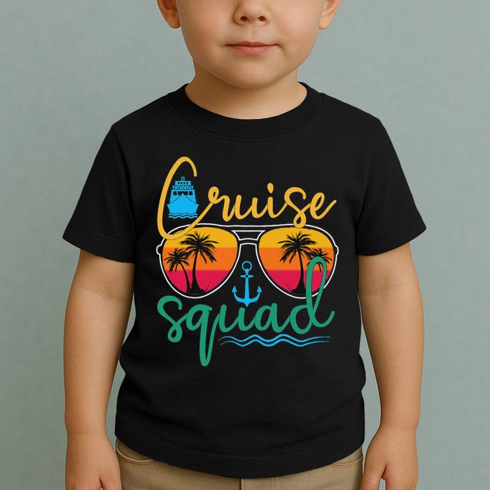 Cruise Squad 2025 Family Vacation Beach Matching Groupe Toddler T-Shirt