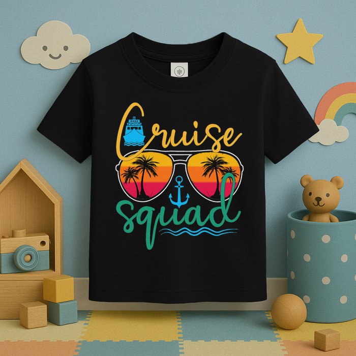 Cruise Squad 2025 Family Vacation Beach Matching Groupe Toddler T-Shirt