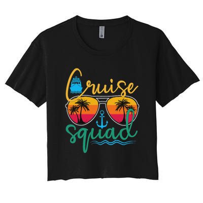 Cruise Squad 2025 Family Vacation Beach Matching Groupe Crop Top