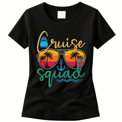 Cruise Squad 2025 Family Vacation Beach Matching Groupe Womens T-Shirt