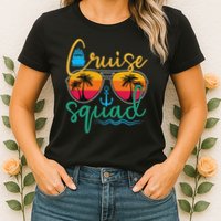 Cruise Squad 2025 Family Vacation Beach Matching Groupe Womens T-Shirt