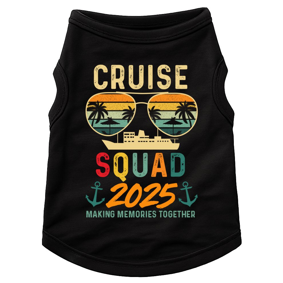 Cruise Squad 2025 Family Vacation Matching Group Summer Gift Doggie Tank