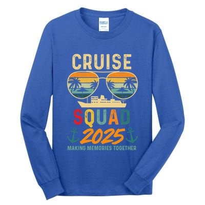 Cruise Squad 2025 Family Vacation Matching Group Summer Gift Tall Long Sleeve T-Shirt