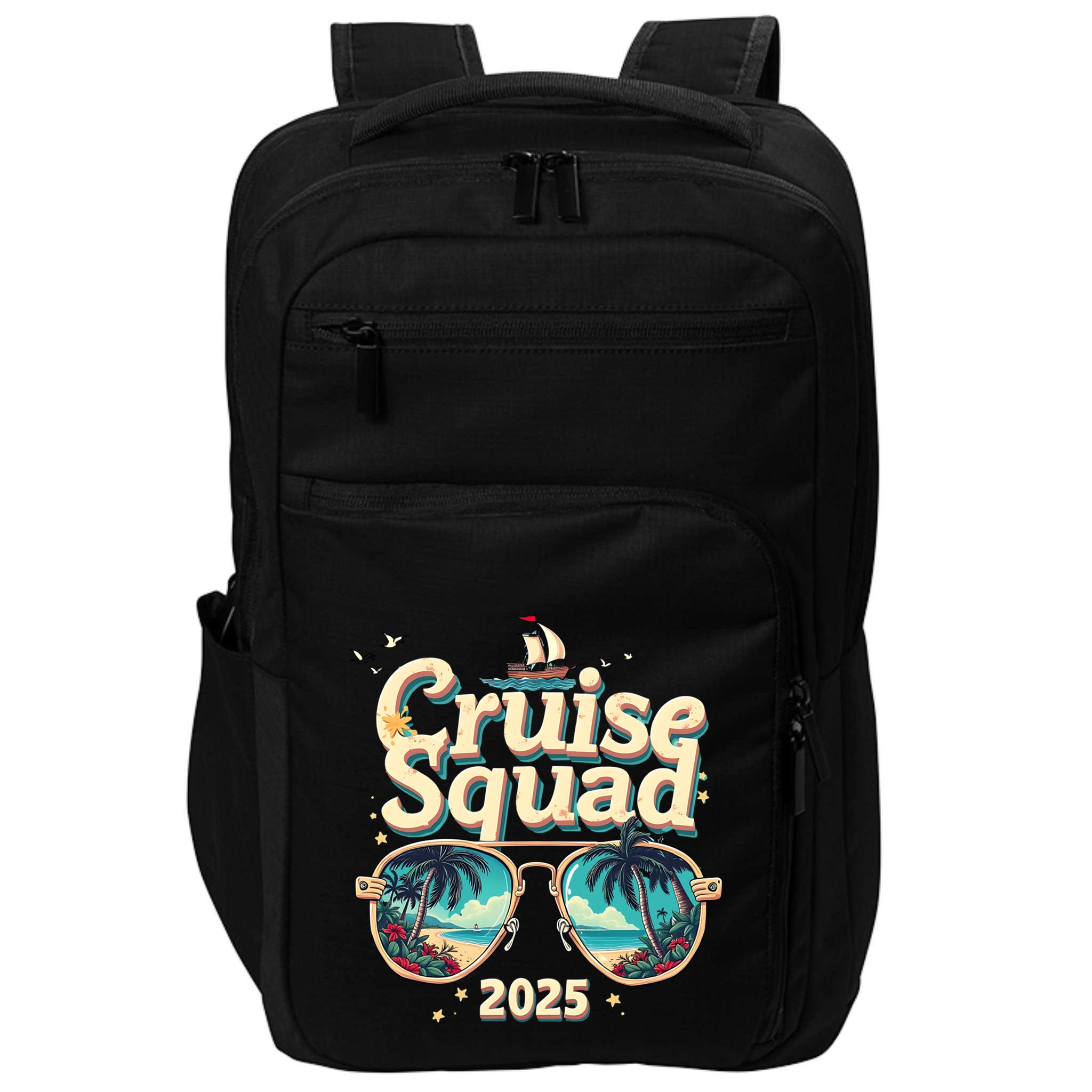 Cruise Squad 2025 Family Vacation Trip Summer Memories Cute Gift Impact Tech Backpack