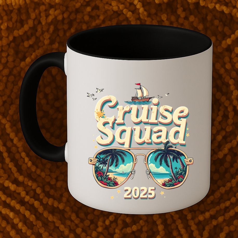 Cruise Squad 2025 Family Vacation Trip Summer Memories Cute Gift Mug