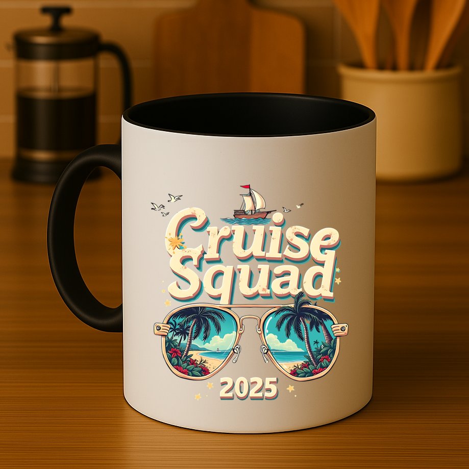 Cruise Squad 2025 Family Vacation Trip Summer Memories Cute Gift Mug