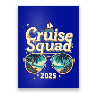 Cruise Squad 2025 Family Vacation Trip Summer Memories Cute Gift Poster