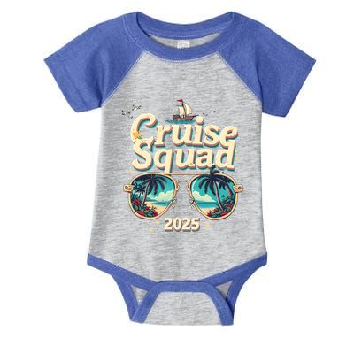 Cruise Squad 2025 Family Vacation Trip Summer Memories Cute Gift Infant Baby Jersey Bodysuit