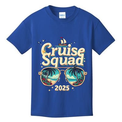 Cruise Squad 2025 Family Vacation Trip Summer Memories Cute Gift Kids T-Shirt