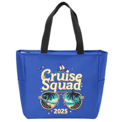 Cruise Squad 2025 Family Vacation Trip Summer Memories Cute Gift Zip Tote Bag