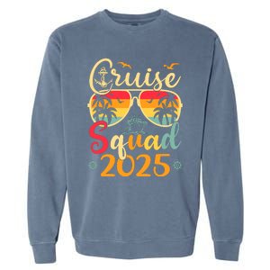 Cruise Squad 2025 Summer Vacation Matching Family Cruise Garment-Dyed Sweatshirt