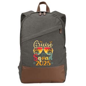 Cruise Squad 2025 Summer Vacation Matching Family Cruise Cotton Canvas Backpack