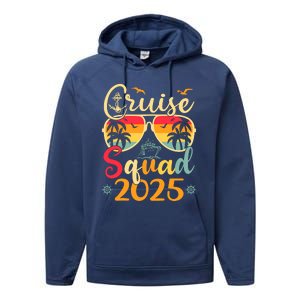 Cruise Squad 2025 Summer Vacation Matching Family Cruise Performance Fleece Hoodie