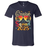 Cruise Squad 2025 Summer Vacation Matching Family Cruise V-Neck T-Shirt