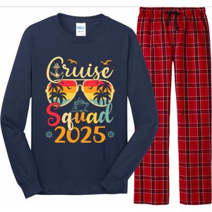 Cruise Squad 2025 Summer Vacation Matching Family Cruise Long Sleeve Pajama Set